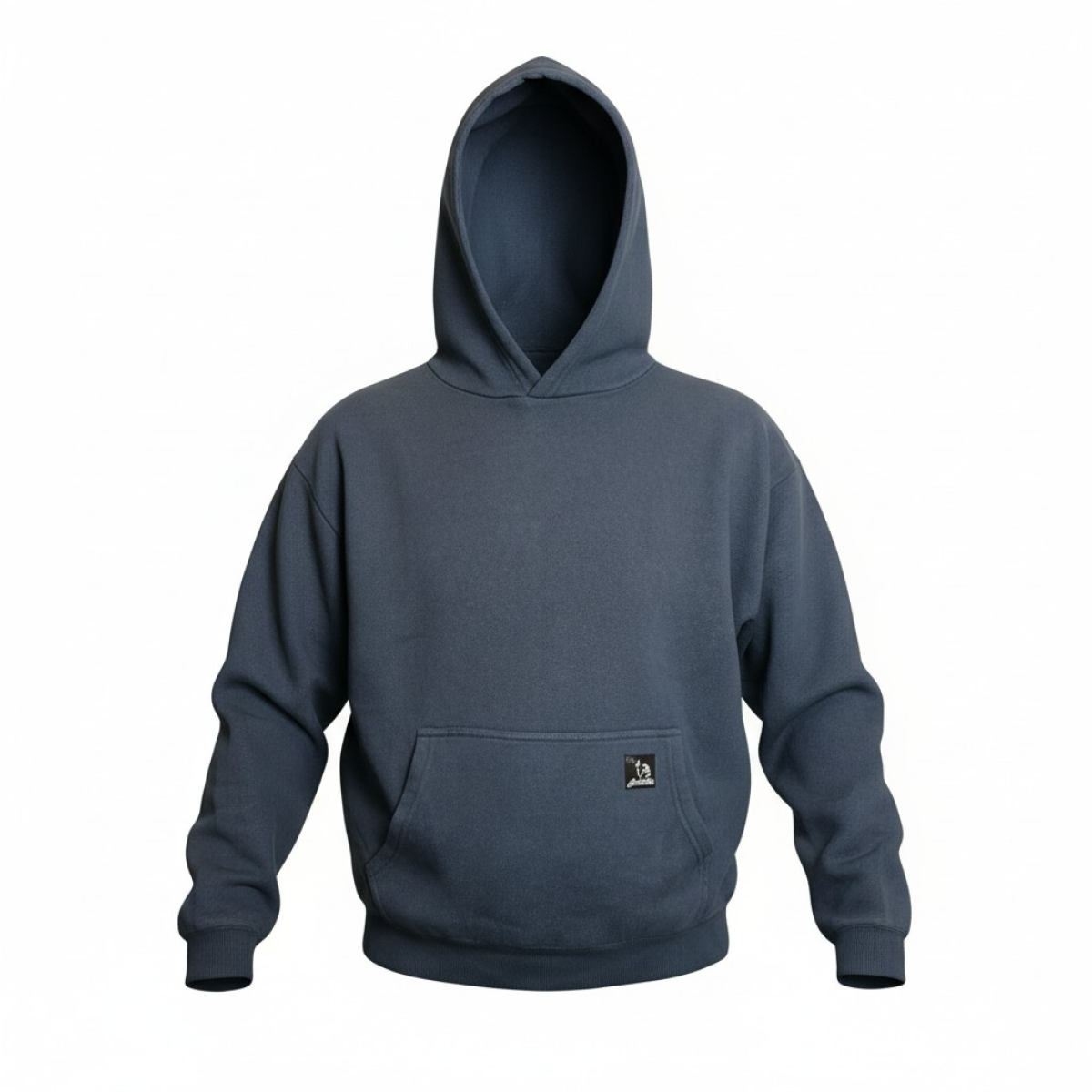 Hanf Hoodie Mellow Plain von Smitzbilla blau