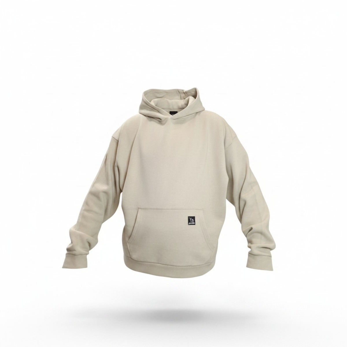 Hanf Hoodie Mellow Plain von Smitzbilla Seingrau