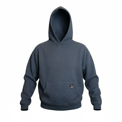 Hanf Hoodie Mellow Plain von Smitzbilla blau